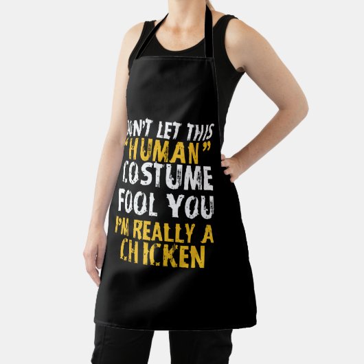 ハロウィーンの人のコスチュームフアムフアムイムチキン エプロン (インサイチュ)
