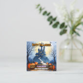 ハロウィーンの人気の怖可愛いコレクション スクエア名刺 (スタンド正面)