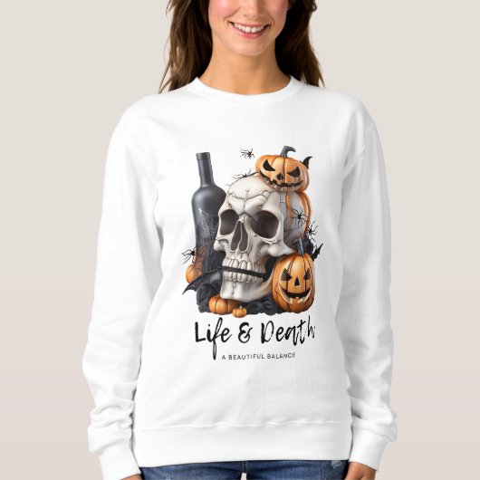 ハロウィーンの人生と死1 スウェットシャツ (正面)