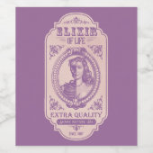 ハロウィーンの人生のエリート ワインラベル (シングルラベル)