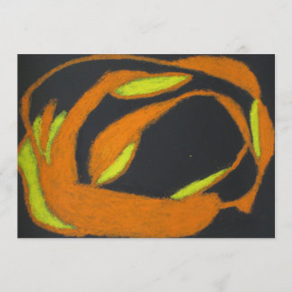 ハロウィーンの具現化ジャックオランタン招待状 招待状