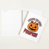 ハロウィーンの出産用パンプキンナースTシャツデザイン_1 プランナー手帳 (ディスプレー)
