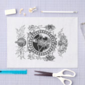 ハロウィーンの切り離し 薄葉紙 (クラフト)