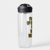 ハロウィーンの前にホリデー音楽にノーと言おもしろいう ウォーターボトル (正面)