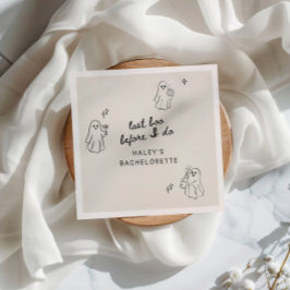 ハロウィーンの前の予測できな最後のバチェロレッテ スタンダードカクテルナプキン