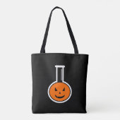 ハロウィーンの化学カボチャ トートバッグ (裏面)