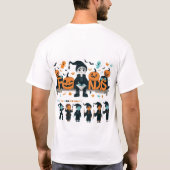 ハロウィーンの友人 Tシャツ (裏面)