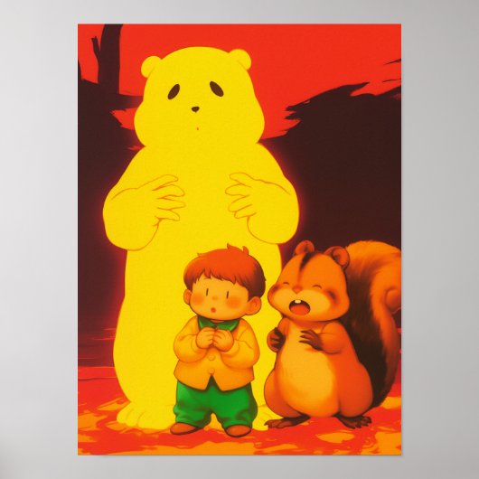 ハロウィーンの友情 ポスター (正面)