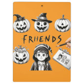 ハロウィーンの友達 クリップボード (裏面)