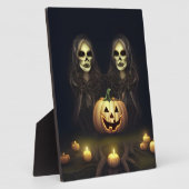 ハロウィーンの双子 フォトプラーク (側面)