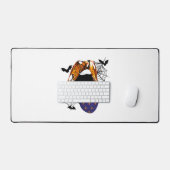 ハロウィーンの口 デスクマット (キーボード&マウス)