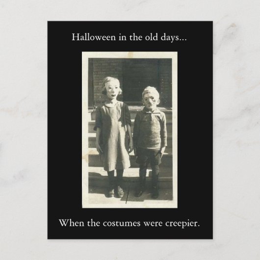 ハロウィーンの古い日... ポストカード (正面)
