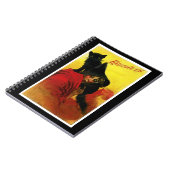 ハロウィーンの古い魔女 ノートブック (左側)