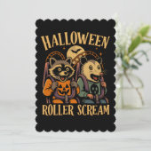 ハロウィーンの叫び アライグマとポッサム 招待状 (スタンド正面)