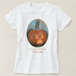 ハロウィーンの叫ぶジャックオランタンパステルパンプキン Tシャツ