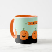 ハロウィーンの名入れ マグカップ (正面左)
