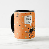 ハロウィーンの名入れ マグカップ (正面左)