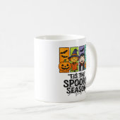 ハロウィーンの吸血鬼のかぼちゃのデザイン コーヒーマグカップ (正面右)