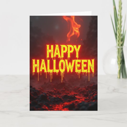 ハロウィーンの地獄カード カード (正面)