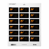 ハロウィーンの境界線 ラベル (フルシート)