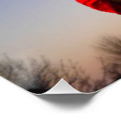 ハロウィーンの墓地にあるラ・カトリーナ ポスター (コーナー)