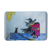 ハロウィーンの墜落魔女 バスマット (正面)