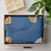 ハロウィーンの夜にかわいいヴィンテージの子どもたち 薄葉紙 (ギフト)