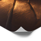 ハロウィーンの夜にカボチャとドイツの羊飼い犬 ポスター (角)