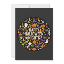 ハロウィーンの夜にハッピーなカボチャの幽霊