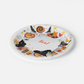 ハロウィーンの夜のセレブレーション，カーニバル,トレンディー ペーパープレート (アングル)