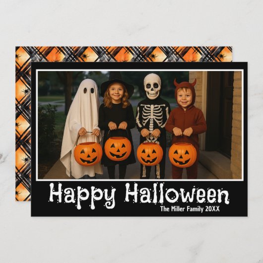 ハロウィーンの夜の小さな伝説 シーズンカード (正面/裏面)