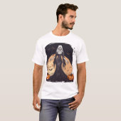 ハロウィーンの夜の暗黒魔術師 Tシャツ (正面フル)