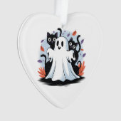 ハロウィーンの夜の遠吠え オーナメント (正面)