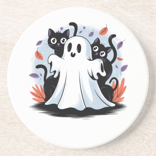 ハロウィーンの夜の遠吠え コースター (正面)