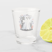 ハロウィーンの夜の遠吠え ショットグラス (裏面)