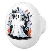 ハロウィーンの夜の遠吠え セラミックノブ (右)