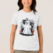 ハロウィーンの夜の遠吠え トライブレンドＴシャツ (正面)