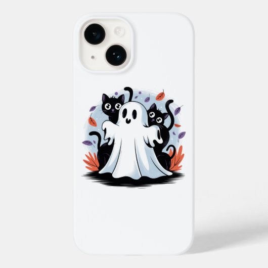ハロウィーンの夜の遠吠え Case-Mate iPhoneケース (裏面)