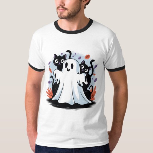 ハロウィーンの夜の遠吠え Tシャツ (正面)