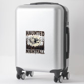 ハロウィーンの夜のTシャツ ビンテージ風の彫刻 ハロウィーン デ シール (スーツケース)