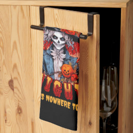 ハロウィーンの夜は隠れる場所がない キッチンタオル