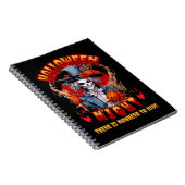 ハロウィーンの夜は隠れる場所がない ノートブック (右側)