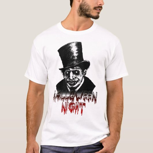 ハロウィーンの夜ジャック・ザ・リパー・ヴァンパイア Tシャツ (正面)