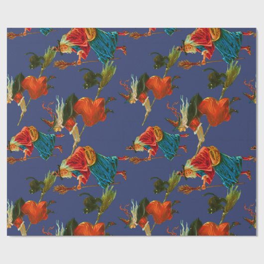 ハロウィーンの夜行便 ラッピングペーパー (フラット)