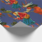 ハロウィーンの夜行便 ラッピングペーパー (角)