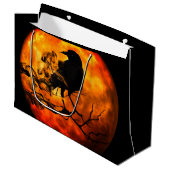 ハロウィーンの夜開け ラージペーパーバッグ (正面アングル)