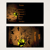 ハロウィーンの夜、ハッピーハローウィン! (正面&裏面)