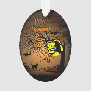 ハロウィーンの夜、ハッピーハローウィン! オーナメント