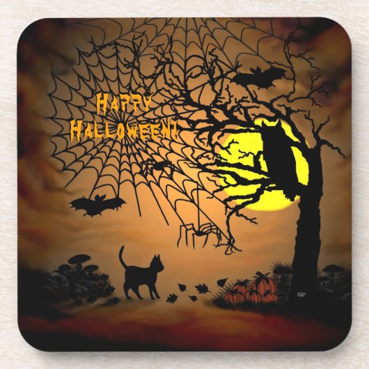 ハロウィーンの夜、ハッピーハローウィン! コースター (正面)