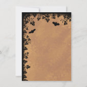 ハロウィーンの夜、ハッピーハローウィン! サンキューカード (裏面)